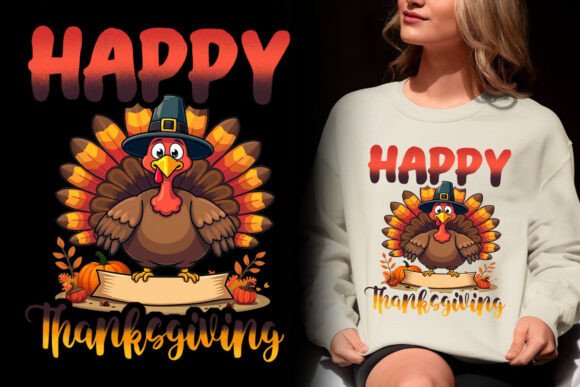 Download Happy Thanksgiving T-shirt Design - Happy thanksgiving Collection