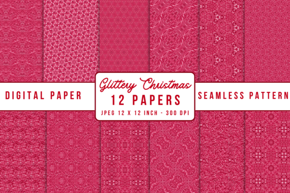 Download Christmas Digital Paper Patterns Design - Patterns Collection