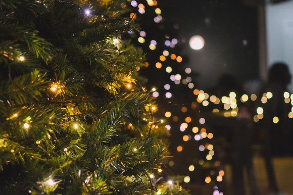 Download New Year's Lights. Christmas Tree Lights - Premium Resources