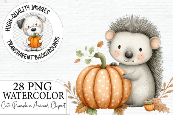 Download Cute Pumpkin Animal Clipart Bundle - Cute pumpkin Collection